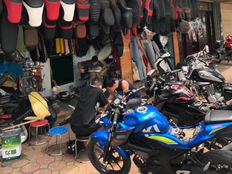 Thị trường bọc yên xe máy tại huyện Kbang